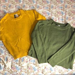 H&M Knit Crewneck Sweater Bundle